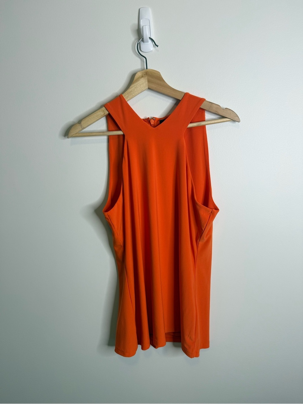 Ralph Lauren Sleeveless V-Neck Tank in Vibrant Orange size large